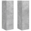 TV-seinäkaappi 2 pcs Betoni 30 x 31 x 100 cm Tekninen puu