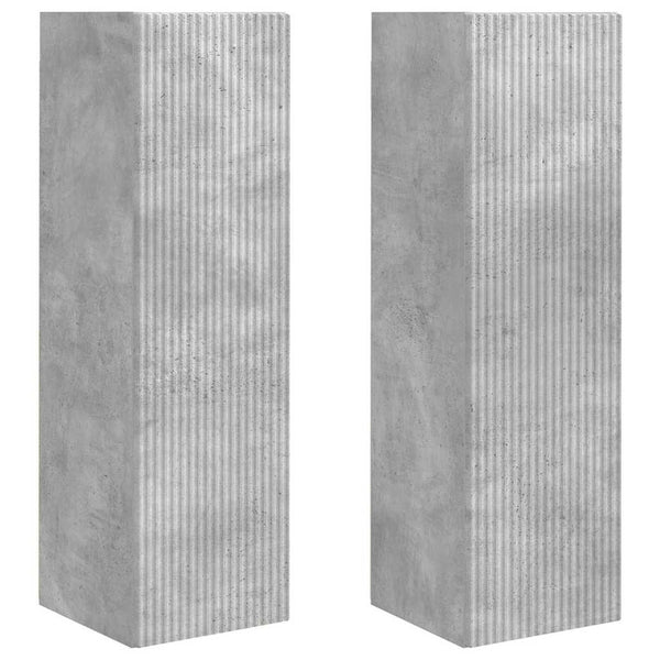 TV-seinäkaappi 2 pcs Betoni 30 x 31 x 100 cm Tekninen puu