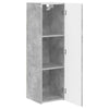 TV-seinäkaappi 2 pcs Betoni 30 x 31 x 100 cm Tekninen puu
