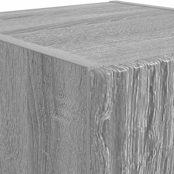 TV-seinäkaappi 2 pcs Harmaa Sonoma 30 x 31 x 100 cm