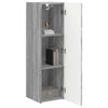 TV-seinäkaappi 2 pcs Harmaa Sonoma 30 x 31 x 100 cm