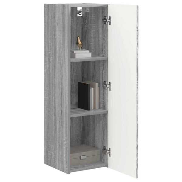 TV-seinäkaappi 2 pcs Harmaa Sonoma 30 x 31 x 100 cm