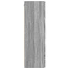 TV-seinäkaappi 2 pcs Harmaa Sonoma 30 x 31 x 100 cm