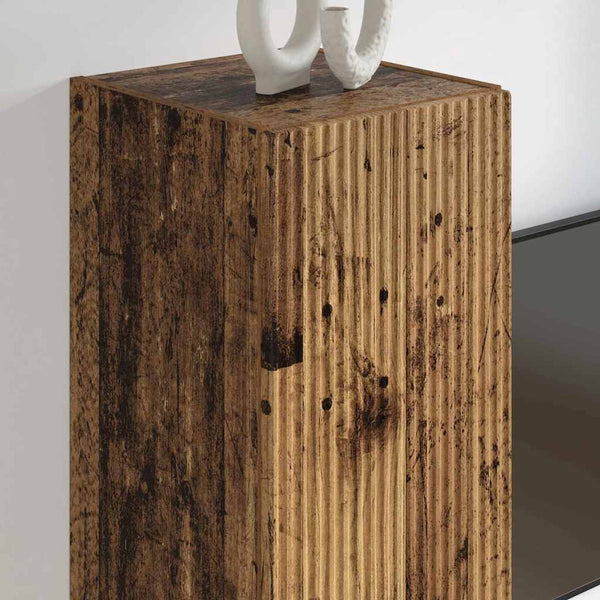 TV-seinäkaappi Vanha Puu 30 x 31 x 100 cm Tekninen puu