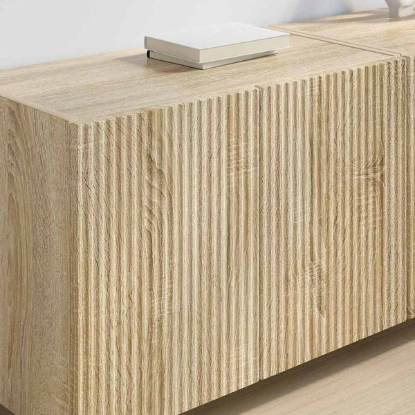 TV-seinäkaappi 2 pcs Sonoman tammi 59,5 x 31 x 40 cm
