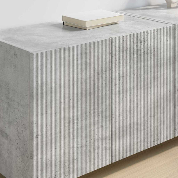 TV-seinäkaappi Betoni Harmaa 59,5 x 31 x 40 cm Tekninen puu