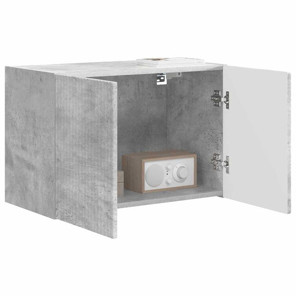 TV-seinäkaappi Betoni Harmaa 59,5 x 31 x 40 cm Tekninen puu