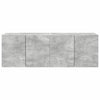 TV-seinäkaappi 2 pcs Betoni Harmaa 59,5 x 31 x 40 cm
