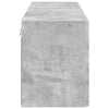 TV-seinäkaappi 2 pcs Betoni Harmaa 59,5 x 31 x 40 cm