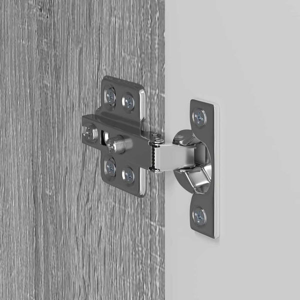 TV-seinäkaappi 2 pcs Harmaa Sonoma 59,5 x 31 x 40 cm