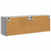 TV-seinäkaappi 2 pcs Harmaa Sonoma 59,5 x 31 x 40 cm