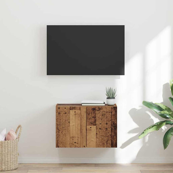 TV-seinäkaappi Vanha Puu 59,5 x 31 x 40 cm Tekninen puu