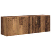 TV-seinäkaappi 2 pcs Vanha Puu 59,5 x 31 x 40 cm Tekninen puu