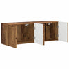 TV-seinäkaappi 2 pcs Vanha Puu 59,5 x 31 x 40 cm Tekninen puu