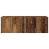 TV-seinäkaappi 2 pcs Vanha Puu 59,5 x 31 x 40 cm Tekninen puu