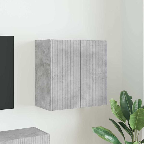 TV-seinäkaappi Betoni Harmaa 59,5 x 31 x 60 cm Tekninen puu