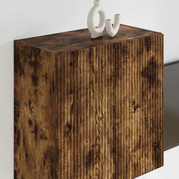 TV-seinäkaappi Savupähkinä 59,5 x 31 x 60 cm Tekninen puu