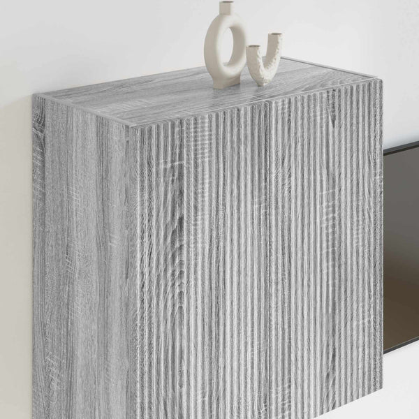 TV-seinäkaappi 59,5 x 31 x 60 cm Harmaa Sonoma Tekninen puu