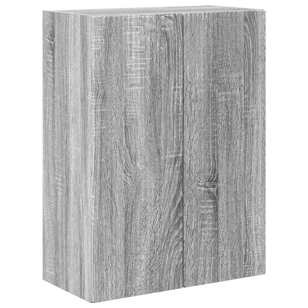 TV-seinäkaappi Harmaa Sonoma 59,5 x 31 x 80 cm Tekninen puu