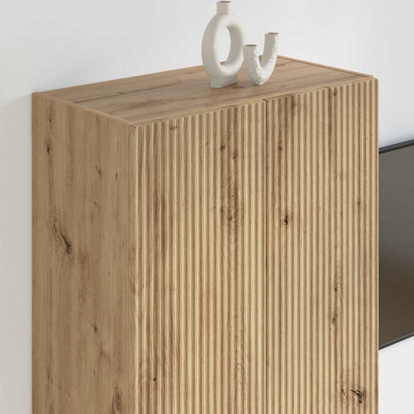 TV-seinäkaappi Artisan tammi 59,5 x 31 x 80 cm Tekninen puu
