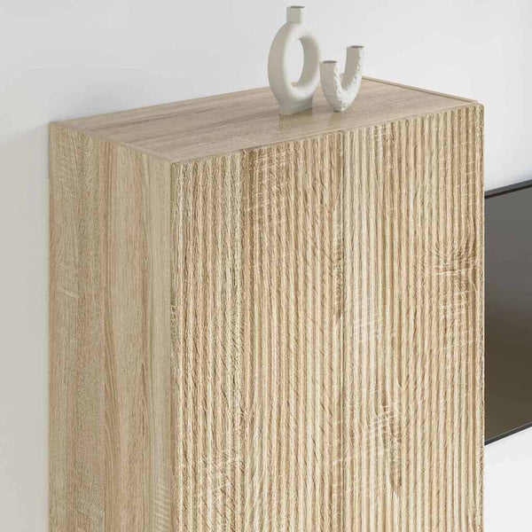 TV-seinäkaappi Sonoman tammi 59,5 x 31 x 100 cm Tekninen puu