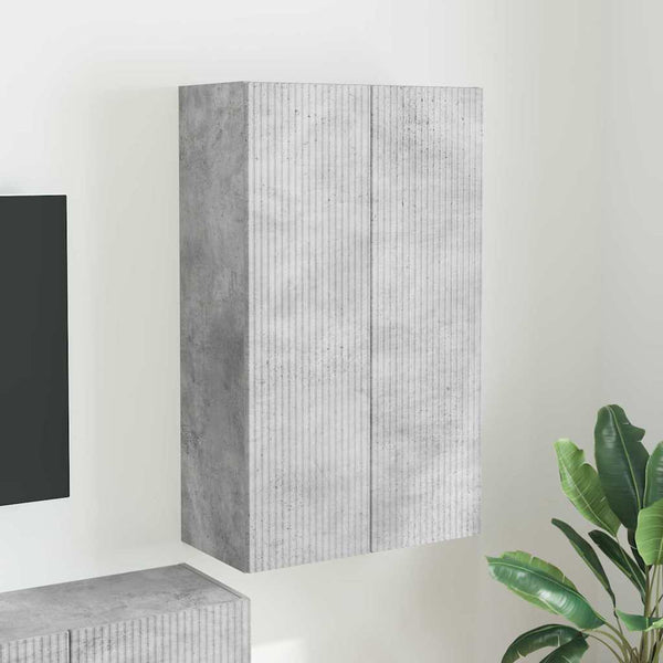 TV-seinäkaappi Betoni Harmaa 59,5 x 31 x 100 cm Tekninen puu
