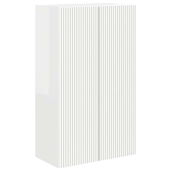 TV-seinäkaappi Korkean kiillon valkoinen 59,5 x 31 x 100 cm