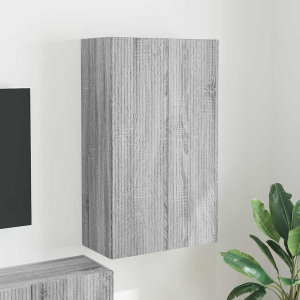 TV-seinäkaappi Harmaa Sonoma 59,5 x 31 x 100 cm Tekninen puu