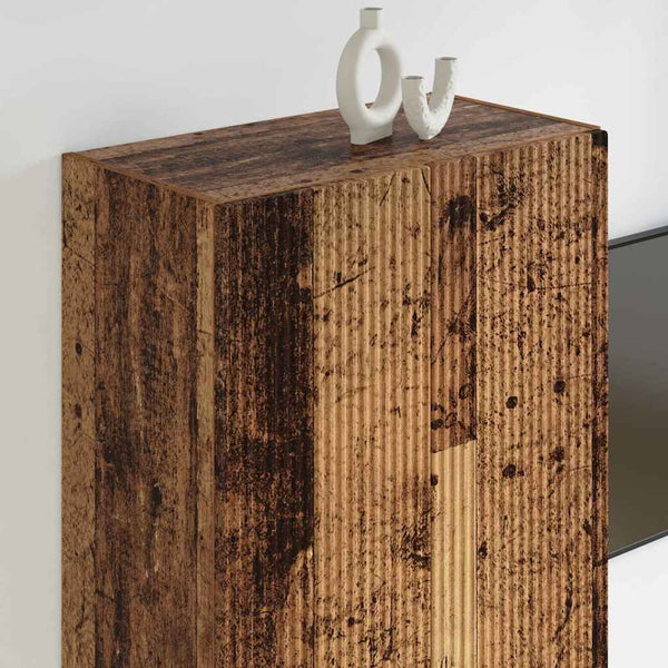 TV-seinäkaappi Vanha Puu 59,5 x 31 x 100 cm Tekninen puu