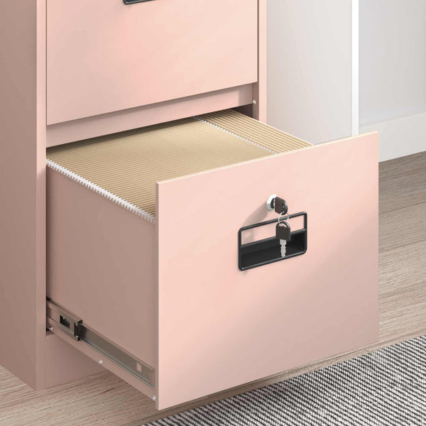 Asiakirjakaappi Pinkki 44 x 50 x 106.5 cm Kylmävalssattu teräs