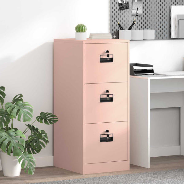 Asiakirjakaappi Pinkki 44 x 50 x 106.5 cm Kylmävalssattu teräs