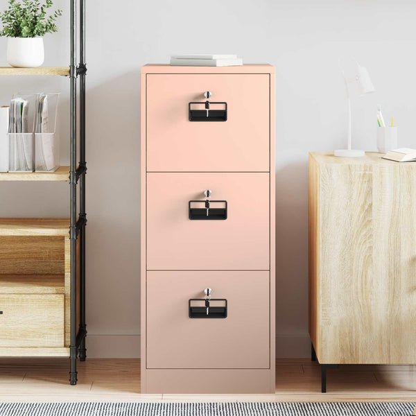 Asiakirjakaappi Pinkki 44 x 50 x 106.5 cm Kylmävalssattu teräs