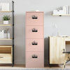 Asiakirjakaappi Pinkki 44 x 50 x 106.5 cm Kylmävalssattu teräs