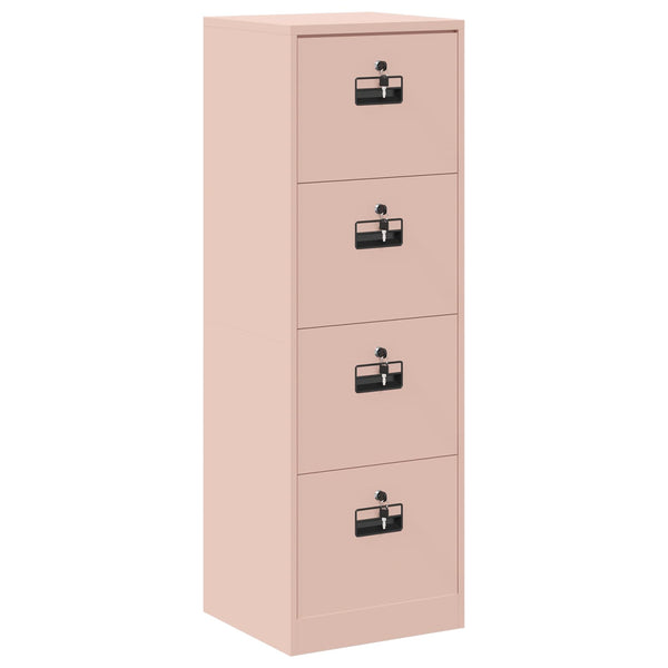 Asiakirjakaappi Pinkki 44 x 50 x 106.5 cm Kylmävalssattu teräs