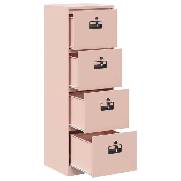 Asiakirjakaappi Pinkki 44 x 50 x 106.5 cm Kylmävalssattu teräs
