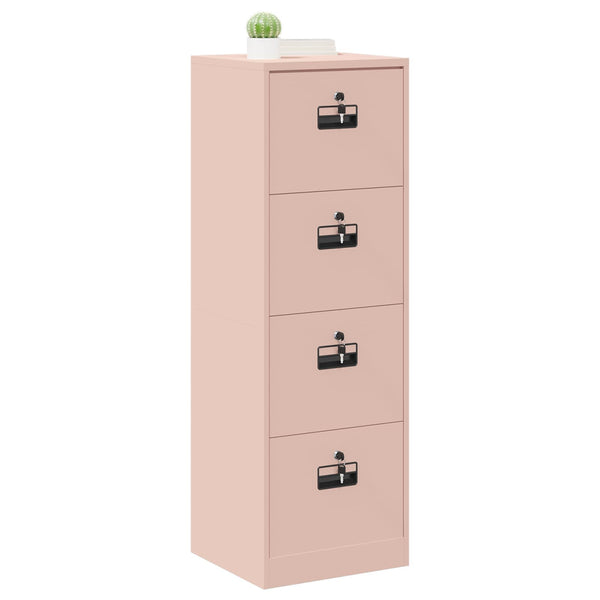 Asiakirjakaappi Pinkki 44 x 50 x 106.5 cm Kylmävalssattu teräs