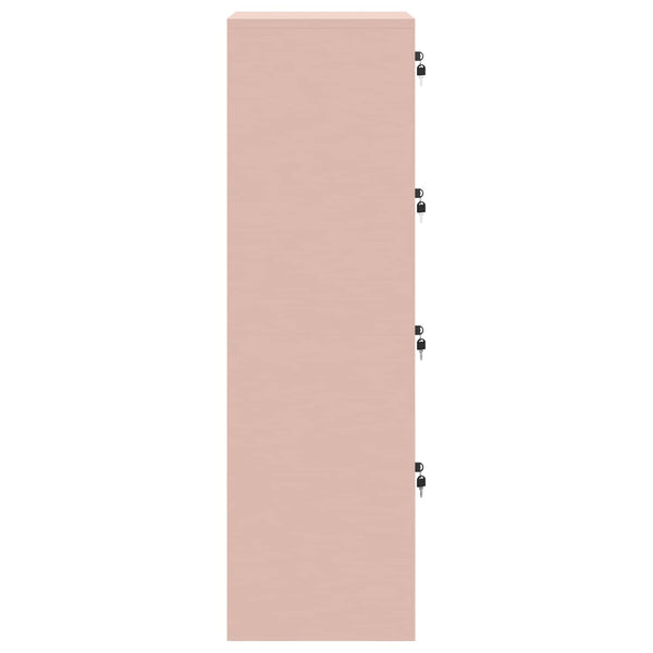 Asiakirjakaappi Pinkki 44 x 50 x 106.5 cm Kylmävalssattu teräs