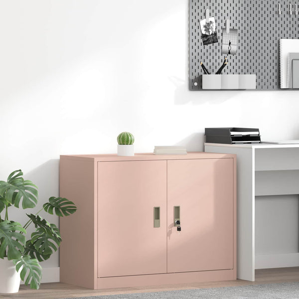 Säilytyskaappi Pinkki 90 x 40 x 70 cm Teräs