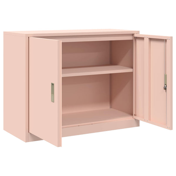 Säilytyskaappi Pinkki 90 x 40 x 70 cm Teräs
