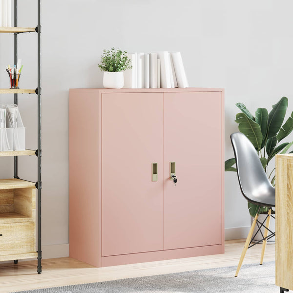 Säilytyskaappi Pinkki 90 x 40 x 105 cm Teräs