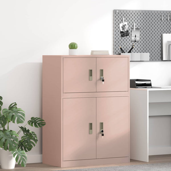 Säilytyskaappi Pinkki 80 x 40 x 40 cm Teräs