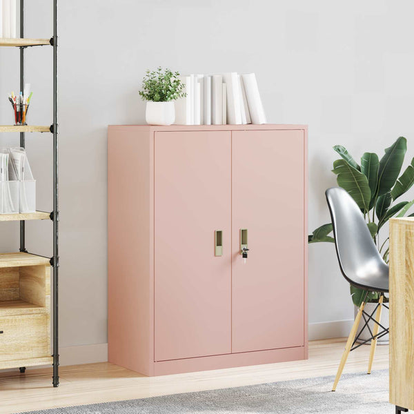 Säilytyskaappi Pinkki 80 x 40 x 105 cm Teräs