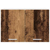 Henkarikaappi 2 kpl Vanha puu ja valkoinen Tekninen puu