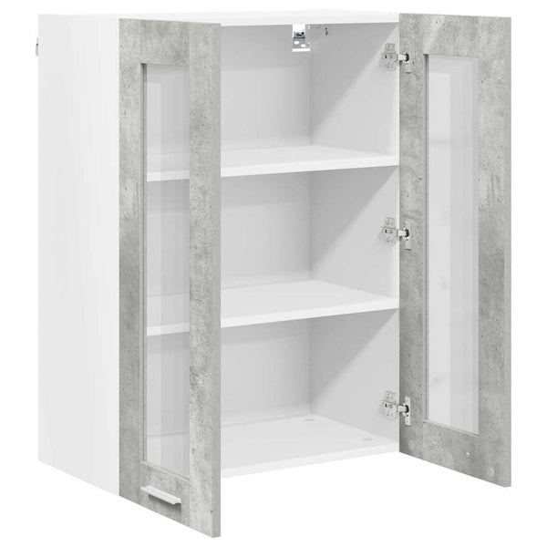 Henkarikaappi Betoni Harmaa 60 x 31 x 80 cm Tekninen puu