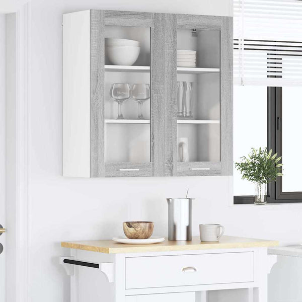 Henkarikaappi Harmaa Sonoma 80 x 31 x 80 cm Tekninen puu