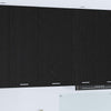 Henkarikaappi Musta tammi ja valkoinen 50 x 31 x 100 cm