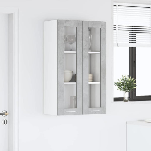Henkarikaappi Betoni Harmaa 60 x 31 x 100 cm Tekninen puu