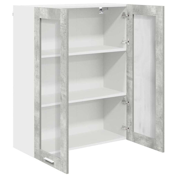 Henkarikaappi Betoni Harmaa 80 x 31 x 100 cm Tekninen puu