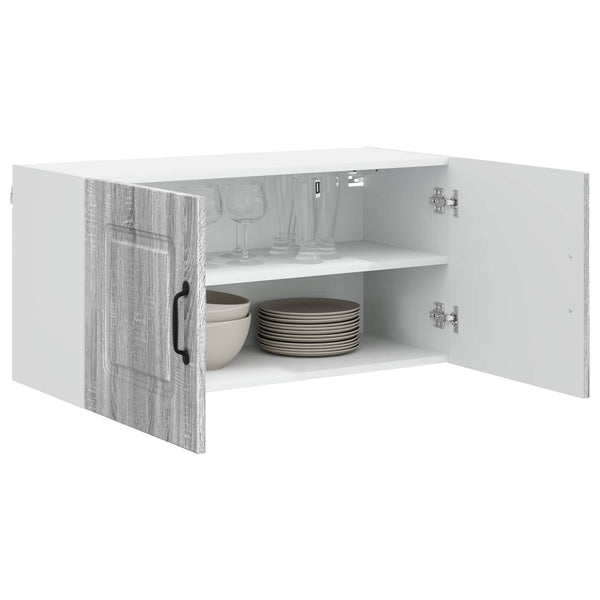 Tiskipaneeli Kalmar Harmaa Sonoma 80 x 31 x 40 cm Tekninen puu