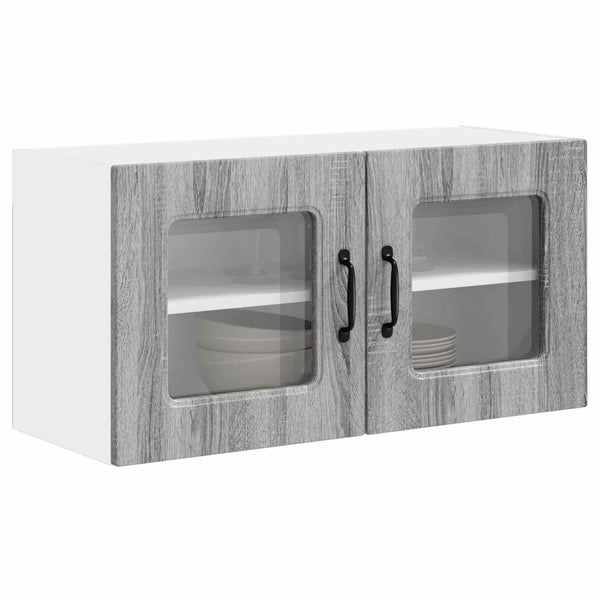 Tiskipaneeli Kalmar Harmaa Sonoma 80 x 31 x 40 cm Tekninen puu